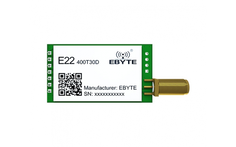 E22-400T30D Ebyte Semtech LoRa solution UART 10Km Range 433Mhz 30dBm DIP 24-43mm CE RoHs FCC TCXO LoRa RF Module