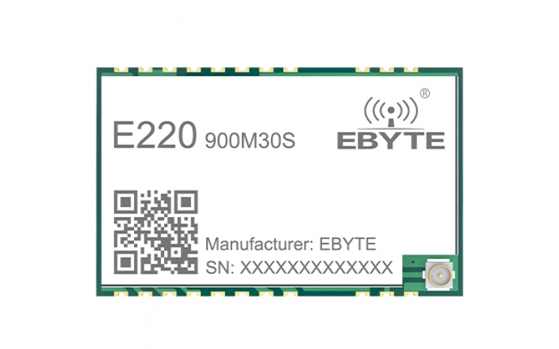 E220-900M30S LoRa E220 module LLCC68 868MHz 915MHz LoRa Module Ebyte 30dBm 10km Wireless Transceiver and Receiver IPEX/Stamp Hole Long Range IoT